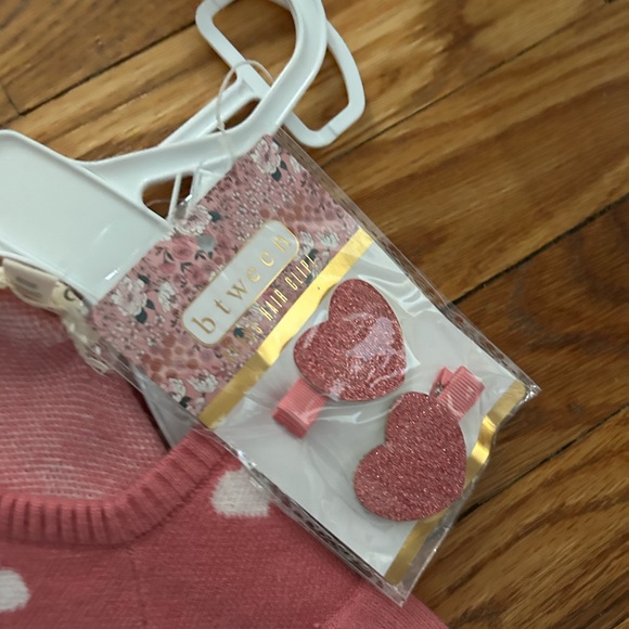 Toddler Pink Heart Knit Set - Picture 5 of 6